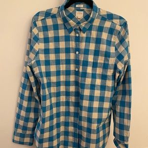 J.Crew women’s boy fit shirt size L